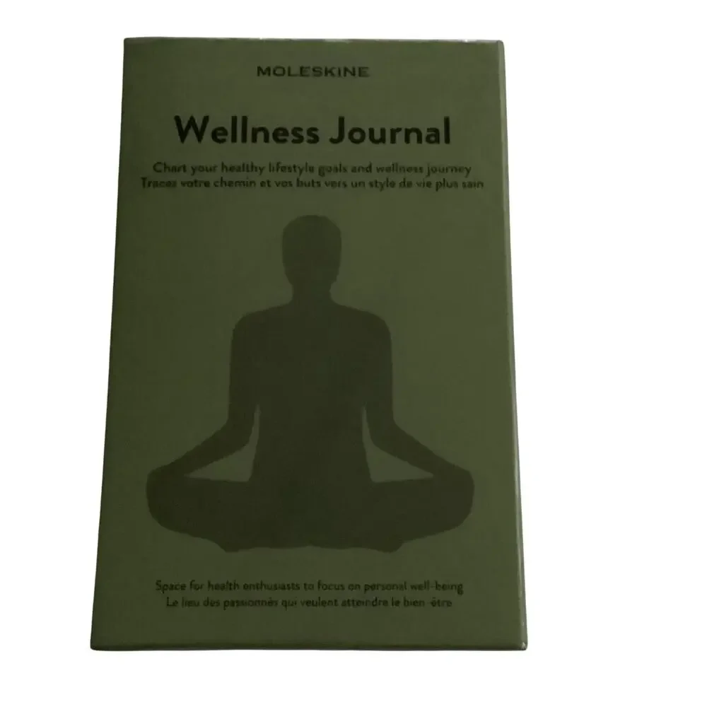 NEW ! Moleskine Wellness Journal Hardcover 5 x 8.25